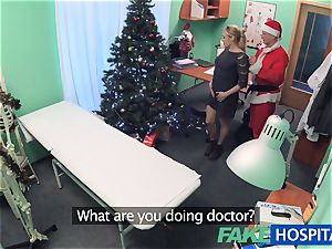 FakeHospital medic Santa pops two times this yr