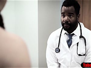 big black cock physician exploits beloved patient into anal invasion romp examination